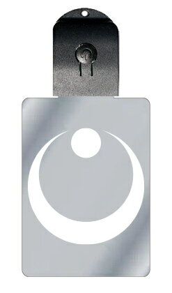 光るキーホルダー 家紋シリーズ 真向き月に星 (まむきつきにほし) 7色に光る 家紋 入り キーホルダー 光る LED 夜 安全 キー USB充電 バッグチャー...