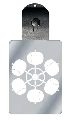 光るキーホルダー 家紋シリーズ 六つ槌 (むつつち) 7色に光る 家紋 入り キーホルダー 光る LED 夜 安全 キー USB充電 バッグチャーム LEDライ...