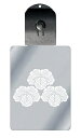 光るキーホルダー 家紋シリーズ 三つ盛り蔦 (みつもりづた) 7色に光る 家紋 入り キーホルダー 光る LED 夜 安全 キー USB充電 バッグチャーム L...