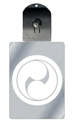 光るキーホルダー 家紋シリーズ 丸に左二つ巴 (まるにひだりふたつともえ) 7色に光る 家紋 入り キーホルダー 光る LED 夜 安全 キー USB充電 バッ...