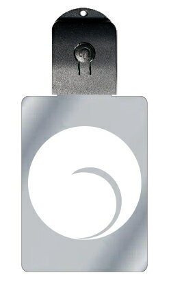 光るキーホルダー 家紋シリーズ 右一つ巴 (みぎひとつともえ) 7色に光る 家紋 入り キーホルダー 光る LED 夜 安全 キー USB充電 バッグチャーム ...