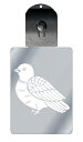 光るキーホルダー 家紋シリーズ 鳩 (はと) 7色に光る 家紋 入り キーホルダー 光る LED 夜 安全 キー USB充電 バッグチャーム LEDライト 夜道...