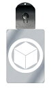 光るキーホルダー 家紋シリーズ 丸に三つ菱 (まるにみつびし) 7色に光る 家紋 入り キーホルダー 光る LED 夜 安全 キー USB充電 バッグチャーム ...