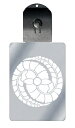 光るキーホルダー 家紋シリーズ 二つ藤巴 (ふたつふじどもえ) 7色に光る 家紋 入り キーホルダー 光る LED 夜 安全 キー USB充電 バッグチャーム ...