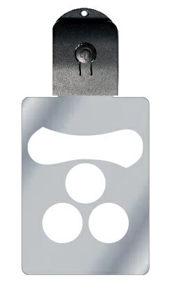 光るキーホルダー 家紋シリーズ 長門三つ星 (ながとみつぼし) 7色に光る 家紋 入り キーホルダー 光る LED 夜 安全 キー USB充電 バッグチャーム ...