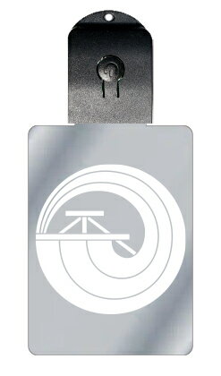 光るキーホルダー 家紋シリーズ 一つ帆巴 (ひとつほどもえ) 7色に光る 家紋 入り キーホルダー 光る LED 夜 安全 キー USB充電 バッグチャーム L...