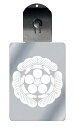 光るキーホルダー 家紋シリーズ 三つ松に梅鉢 (みつまつにうめばち) 7色に光る 家紋 入り キーホルダー 光る LED 夜 安全 キー USB充電 バッグチャ...