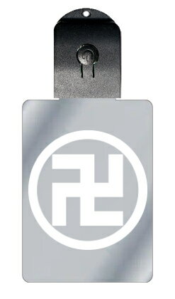 光るキーホルダー 家紋シリーズ 丸に五つ割り卍 (まるにいつつわりまんじ) 7色に光る 家紋 入り キーホルダー 光る LED 夜 安全 キー USB充電 バッ...