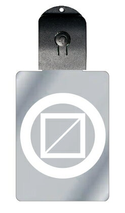 光るキーホルダー 家紋シリーズ 丸に一つ枡 (まるにひとつます) 7色に光る 家紋 入り キーホルダー 光る LED 夜 安全 キー USB充電 バッグチャーム...