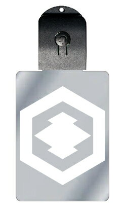 光るキーホルダー 家紋シリーズ 一重亀甲に松皮菱 (ひとえきっこうにまつかわびし) 7色に光る 家紋 入り キーホルダー 光る LED 夜 安全 キー USB充...