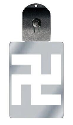 光るキーホルダー 家紋シリーズ 五つ割り卍 (いつつわりまんじ) 7色に光る 家紋 入り キーホルダー 光る LED 夜 安全 キー USB充電 バッグチャーム...