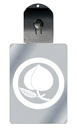 光るキーホルダー 家紋シリーズ 丸に葉付き桃 (まるにはつきもも) 7色に光る 家紋 入り キーホルダー 光る LED 夜 安全 キー USB充電 バッグチャー...