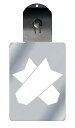 光るキーホルダー 家紋シリーズ 違い矢筈 (ちがいやはず) 7色に光る 家紋 入り キーホルダー 光る LED 夜 安全 キー USB充電 バッグチャーム LE...