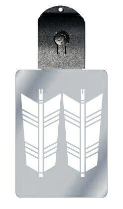 光るキーホルダー 家紋シリーズ 並び矢 (ならびや) 7色に光る 家紋 入り キーホルダー 光る LED 夜 安全 キー USB充電 バッグチャーム LEDライ...