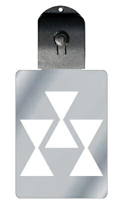 光るキーホルダー 家紋シリーズ 三つ盛り立鼓 (みつもりりっこ) 7色に光る 家紋 入り キーホルダー 光る LED 夜 安全 キー USB充電 バッグチャーム...