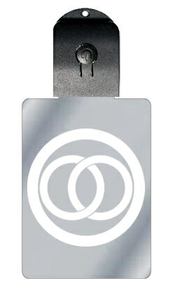 光るキーホルダー 家紋シリーズ 丸に輪違い (まるにわちがい) 7色に光る 家紋 入り キーホルダー 光る LED 夜 安全 キー USB充電 バッグチャーム ...