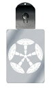 光るキーホルダー 家紋シリーズ 五つ朝顔 (いつつあさがお) 7色に光る 家紋 入り キーホルダー 光る LED 夜 安全 キー USB充電 バッグチャーム L...