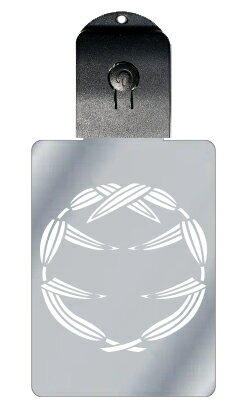 光るキーホルダー 家紋シリーズ 変わり抱き葦 (かわりだきあし) 7色に光る 家紋 入り キーホルダー 光る LED 夜 安全 キー USB充電 バッグチャーム...