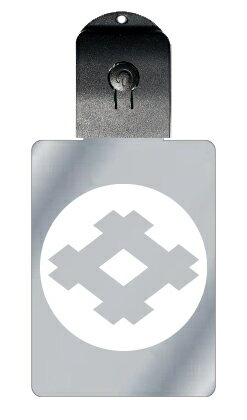 光るキーホルダー 家紋シリーズ 石持ち地抜き井桁 (こくもちじぬきいげた) 7色に光る 家紋 入り キーホルダー 光る LED 夜 安全 キー USB充電 バッ...