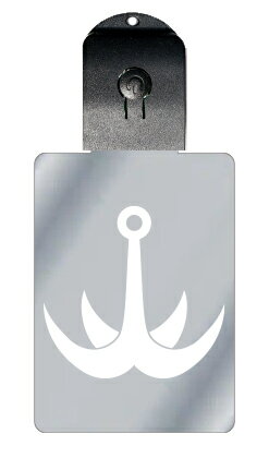 光るキーホルダー 家紋シリーズ 錨 (いかり) 7色に光る 家紋 入り キーホルダー 光る LED 夜 安全 キー USB充電 バッグチャーム LEDライト 夜...