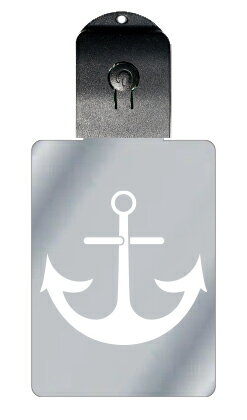 光るキーホルダー 家紋シリーズ 汽船錨 (きせんいかり) 7色に光る 家紋 入り キーホルダー 光る LED 夜 安全 キー USB充電 バッグチャーム LED...