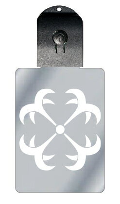 光るキーホルダー 家紋シリーズ 四つ錨 (よついかり) 7色に光る 家紋 入り キーホルダー 光る LED 夜 安全 キー USB充電 バッグチャーム LEDラ...