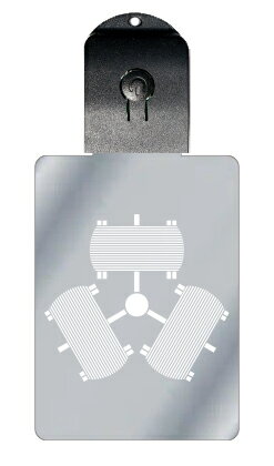 光るキーホルダー 家紋シリーズ 三つ枠糸巻き (みつわくいとまき) 7色に光る 家紋 入り キーホルダー 光る LED 夜 安全 キー USB充電 バッグチャー...