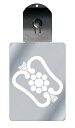光るキーホルダー 家紋シリーズ 小幡団扇 (おばたうちわ) 7色に光る 家紋 入り キーホルダー 光る LED 夜 安全 キー USB充電 バッグチャーム LE...
