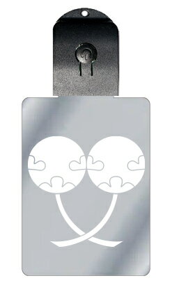 光るキーホルダー 家紋シリーズ 違い団扇 (ちがいうちわ) 7色に光る 家紋 入り キーホルダー 光る LED 夜 安全 キー USB充電 バッグチャーム LE...