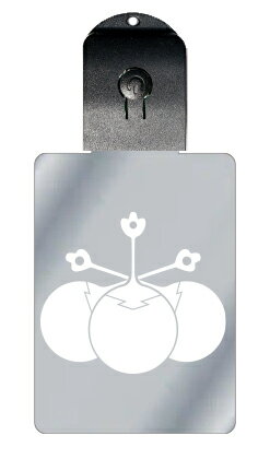 光るキーホルダー 家紋シリーズ 団扇桐 (うちわきり) 7色に光る 家紋 入り キーホルダー 光る LED 夜 安全 キー USB充電 バッグチャーム LEDラ...