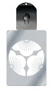 光るキーホルダー 家紋シリーズ 三つ割り向こう梅 (みつわりむこううめ) 7色に光る 家紋 入り キーホルダー 光る LED 夜 安全 キー USB充電 バッグ...