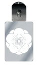 光るキーホルダー 家紋シリーズ 八重向こう梅 (やえむこううめ) 7色に光る 家紋 入り キーホルダー 光る LED 夜 安全 キー USB充電 バッグチャーム...