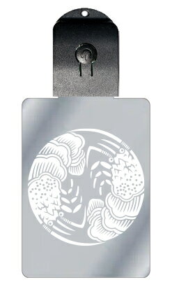 光るキーホルダー 家紋シリーズ 二つ追い海老の丸 (ふたつおいえびのまる) 7色に光る 家紋 入り キーホルダー 光る LED 夜 安全 キー USB充電 バッ...