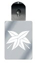 光るキーホルダー 家紋シリーズ 違い葉沢瀉 (ちがいはおもだか) 7色に光る 家紋 入り キーホルダー 光る LED 夜 安全 キー USB充電 バッグチャーム...