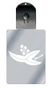 光るキーホルダー 家紋シリーズ 一つ花沢瀉 (ひとつはなおもだか) 7色に光る 家紋 入り キーホルダー 光る LED 夜 安全 キー USB充電 バッグチャー...