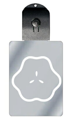 光るキーホルダー 家紋シリーズ 中陰光琳片喰 (ちゅうかげこうりんかたばみ) 7色に光る 家紋 入り キーホルダー 光る LED 夜 安全 キー USB充電 バ...