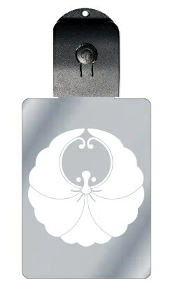 光るキーホルダー 家紋シリーズ 浮線唐花 (ふせんからはな) 7色に光る 家紋 入り キーホルダー 光る LED 夜 安全 キー USB充電 バッグチャーム L...