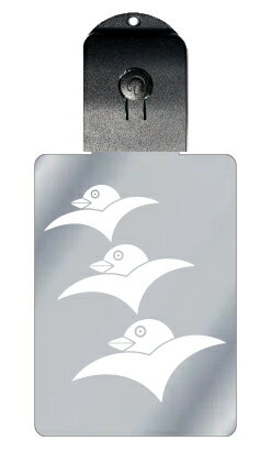 光るキーホルダー 家紋シリーズ 三つ斜め雁金 (みつななめかりがね) 7色に光る 家紋 入り キーホルダー 光る LED 夜 安全 キー USB充電 バッグチャ...