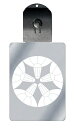 光るキーホルダー 家紋シリーズ 五つ市女笠 (いつついちめかさ) 7色に光る 家紋 入り キーホルダー 光る LED 夜 安全 キー USB充電 バッグチャーム...