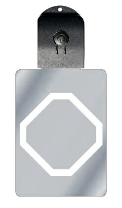 光るキーホルダー 家紋シリーズ 隅切り角 (すみきりかく) 7色に光る 家紋 入り キーホルダー 光る LED 夜 安全 キー USB充電 バッグチャーム LE...