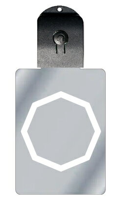 光るキーホルダー 家紋シリーズ 隅立て八角 (すみたてはっかく) 7色に光る 家紋 入り キーホルダー 光る LED 夜 安全 キー USB充電 バッグチャーム...