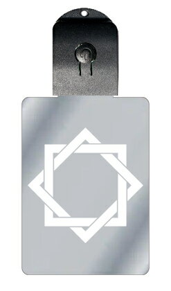 光るキーホルダー 家紋シリーズ 組み合い角 (くみあいかく) 7色に光る 家紋 入り キーホルダー 光る LED 夜 安全 キー USB充電 バッグチャーム L...