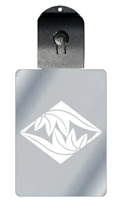 光るキーホルダー 家紋シリーズ 割り楓菱 (わりかえでびし) 7色に光る 家紋 入り キーホルダー 光る LED 夜 安全 キー USB充電 バッグチャーム L...