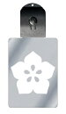 光るキーホルダー 家紋シリーズ 光琳桔梗 (こうりんききょう) 7色に光る 家紋 入り キーホルダー 光る LED 夜 安全 キー USB充電 バッグチャーム ...