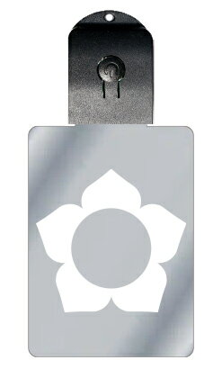 光るキーホルダー 家紋シリーズ 鉄砲桔梗 (てっぽうききょう) 7色に光る 家紋 入り キーホルダー 光る LED 夜 安全 キー USB充電 バッグチャーム ...