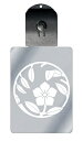 光るキーホルダー 家紋シリーズ 花桔梗枝丸 (はなききょうえだまる) 7色に光る 家紋 入り キーホルダー 光る LED 夜 安全 キー USB充電 バッグチャ...