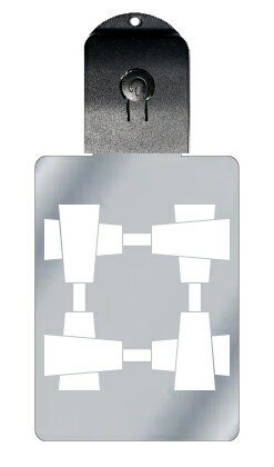 光るキーホルダー 家紋シリーズ 杵井筒 (きねいづつ) 7色に光る 家紋 入り キーホルダー 光る LED 夜 安全 キー USB充電 バッグチャーム LEDラ...