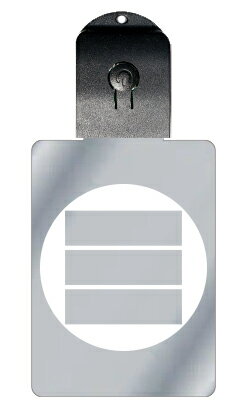 光るキーホルダー 家紋シリーズ 石持ち地抜き算木 (こくもちじぬきさんぎ) 7色に光る 家紋 入り キーホルダー 光る LED 夜 安全 キー USB充電 バッ...