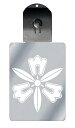 光るキーホルダー 家紋シリーズ 三つ葉胡桃 (みつばくるみ) 7色に光る 家紋 入り キーホルダー 光る LED 夜 安全 キー USB充電 バッグチャーム L...