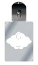 光るキーホルダー 家紋シリーズ 瑞雲 (ずいうん) 7色に光る 家紋 入り キーホルダー 光る LED 夜 安全 キー USB充電 バッグチャーム LEDライト 夜道 交通安全 防犯 アクリル ストラップ 送料無料